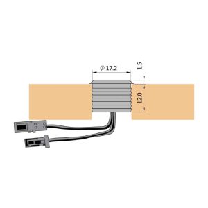 سنسور دیمر استیل روکار